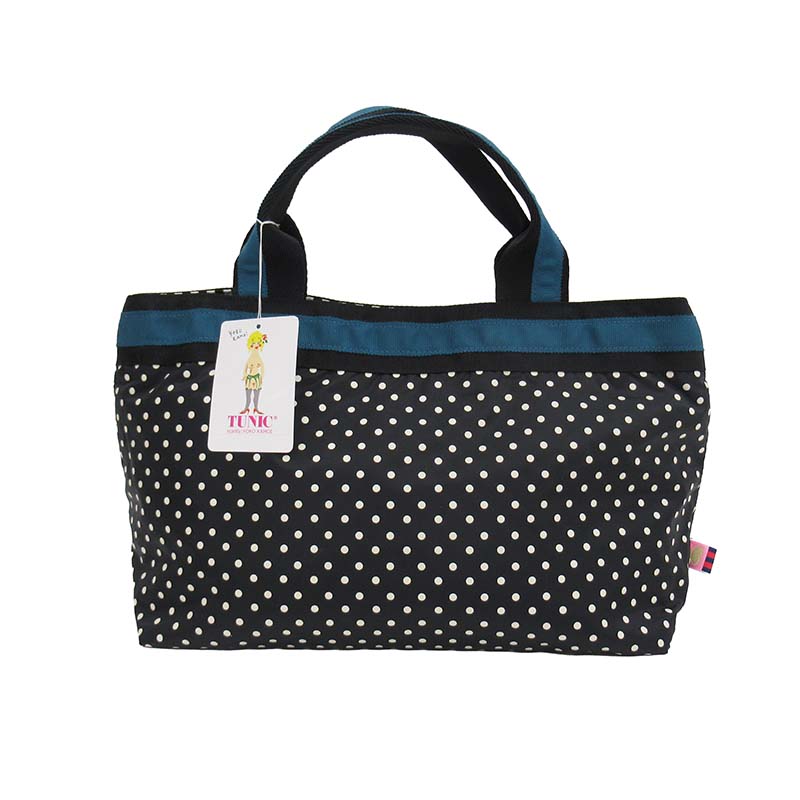 TUNIC チョコラインのミニBag / Bクロオフドット【日本製】